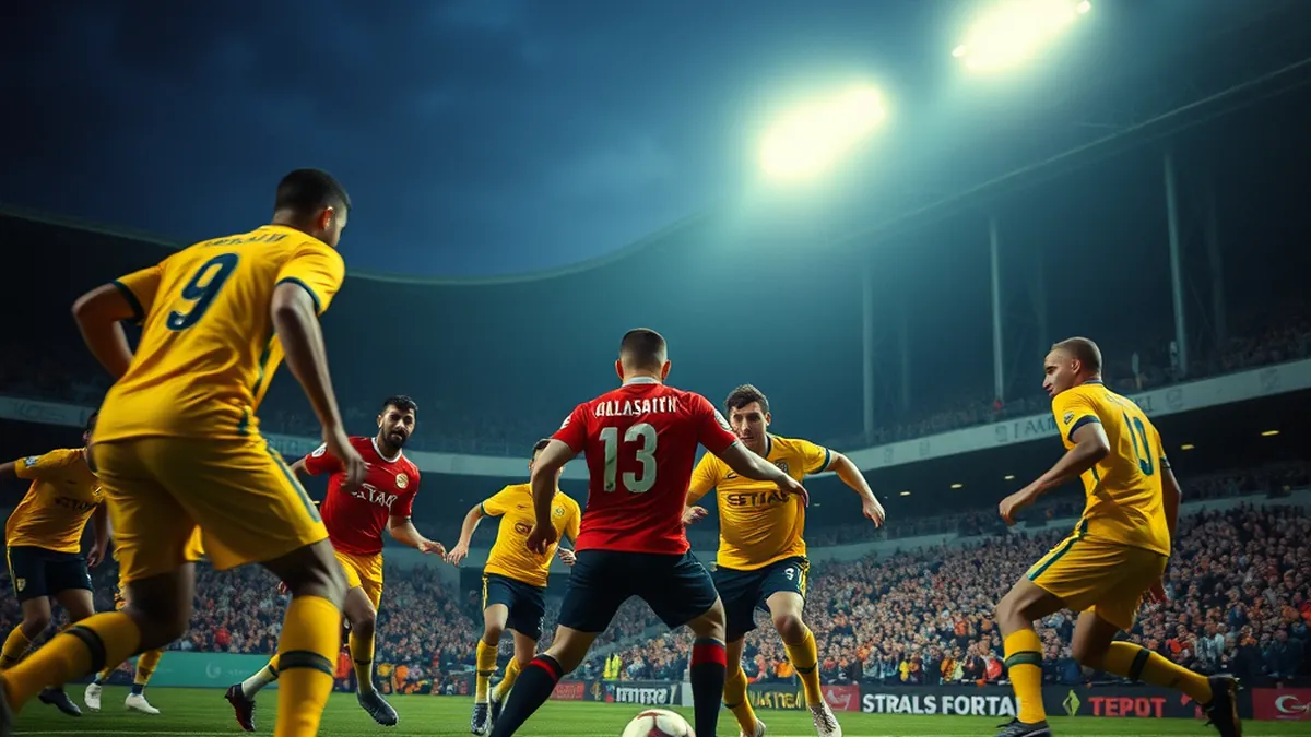 Galatasaray ile İstanbulspor Karşılaşması Canlı